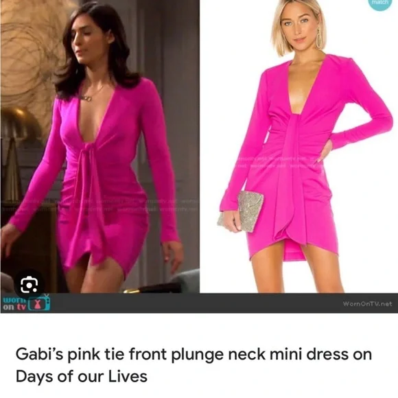 GORGEOUS! Katie May “Next Round Plunge” in Electric Pink! NWT- Size Large - Picture 3 of 12